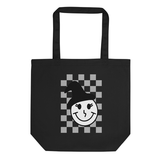 Witch Smiley Eco Tote Bag