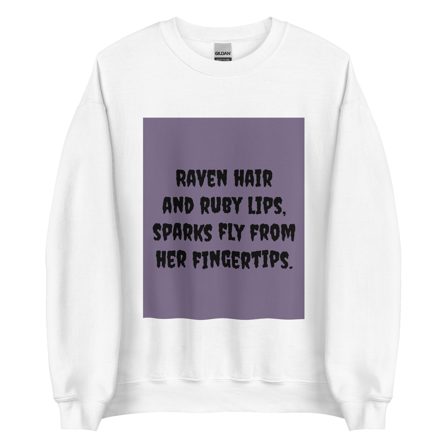 Raven Hair/Ruby Lips Crewneck