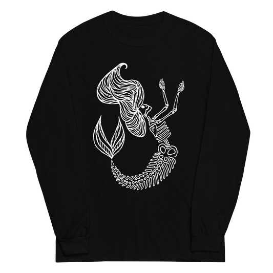 Skeleton Mermaid Long Sleeve