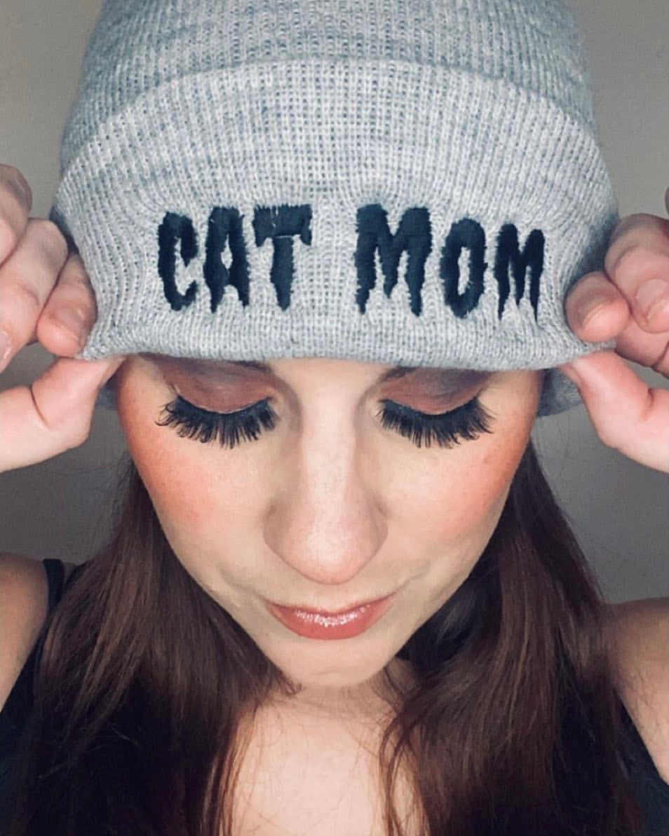 Cat Mom Beanie