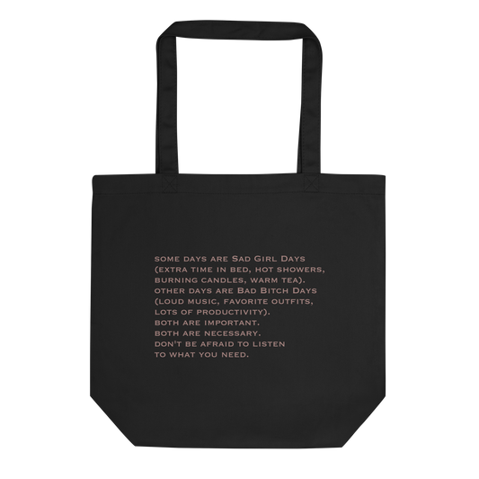 Sad Girl Days Eco Tote Bag