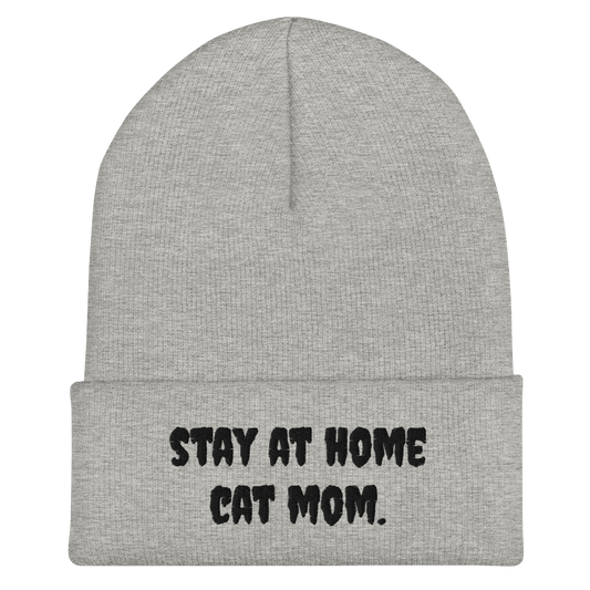 Stay At Home Cat Mom Beanie