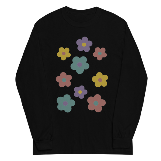 Retro Flowers Long Sleeve