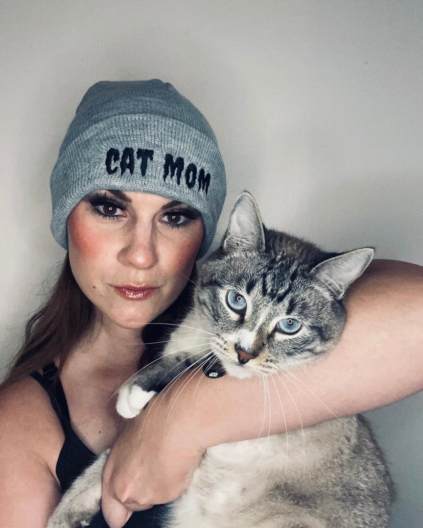 Cat Mom Beanie