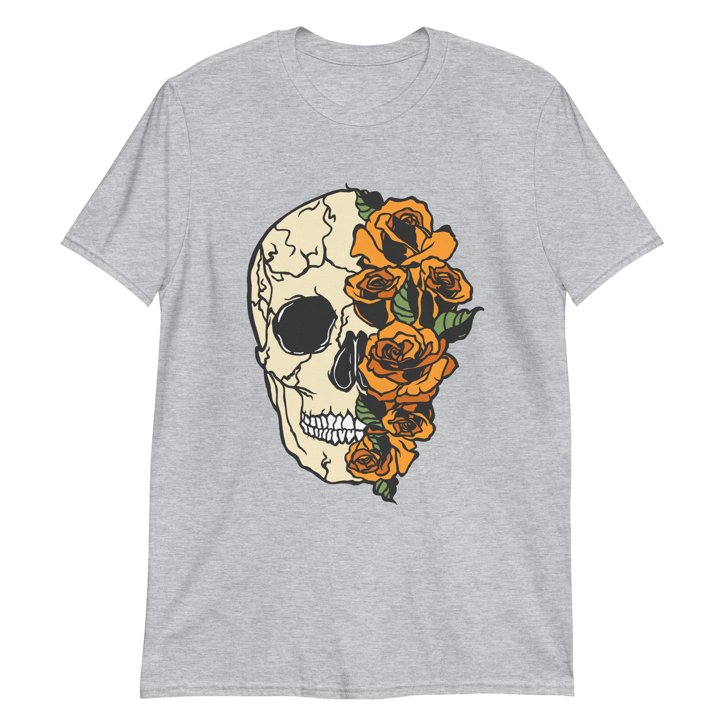 Skull With Roses