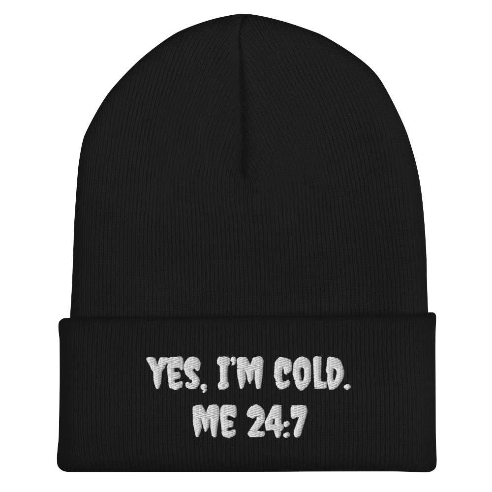 Yes, I’m Cold Beanie