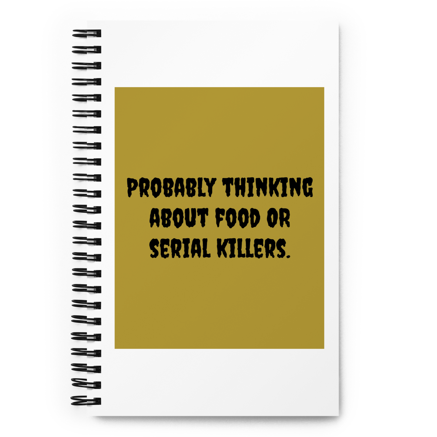 Food/Serial Killers Notebook