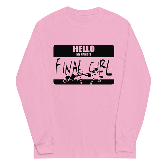 Final Girl Name Tag Long Sleeve