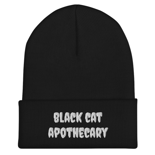 Black Cat Apothecary Beanie