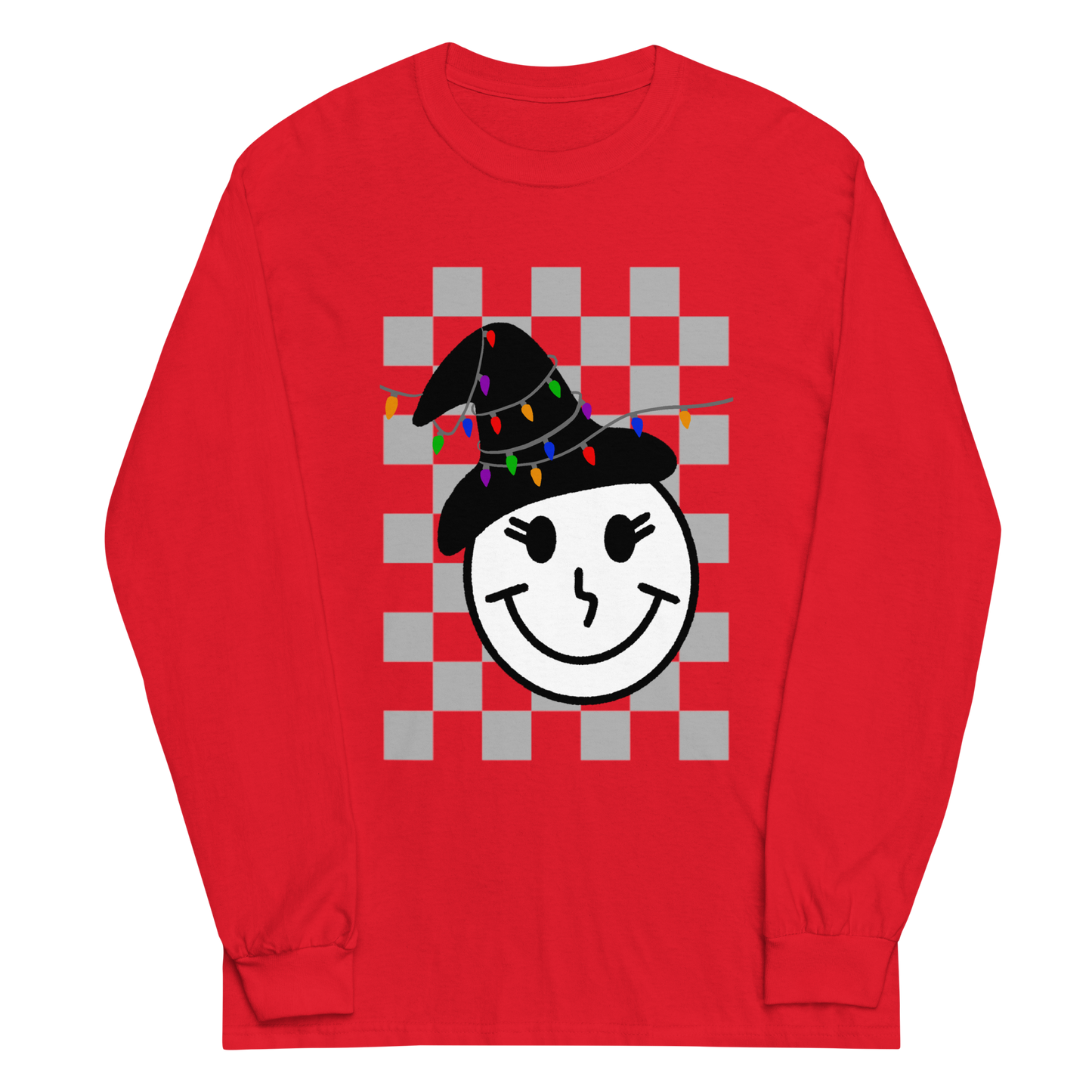 Christmas Witch Smiley Long Sleeve