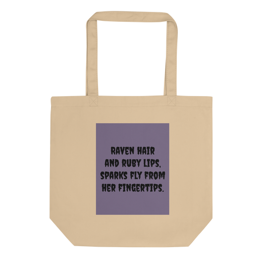 Raven Hair/Ruby Lips Eco Tote Bag