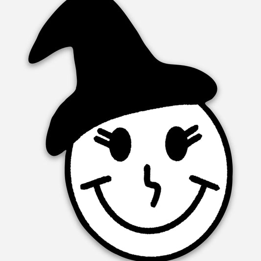 Witch Smiley Sticker