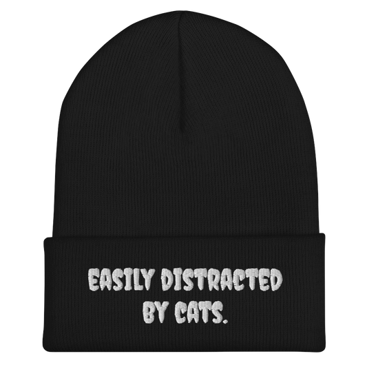 Easily Distracted By Cats Beanie